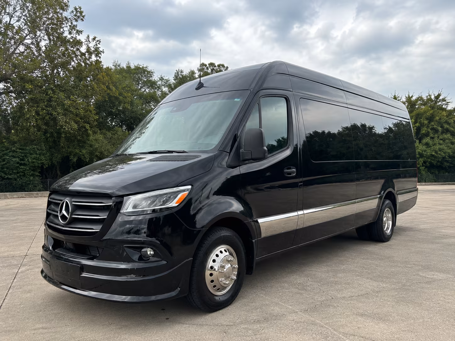 Addison Airport Shuttle & Transportation party bus interior