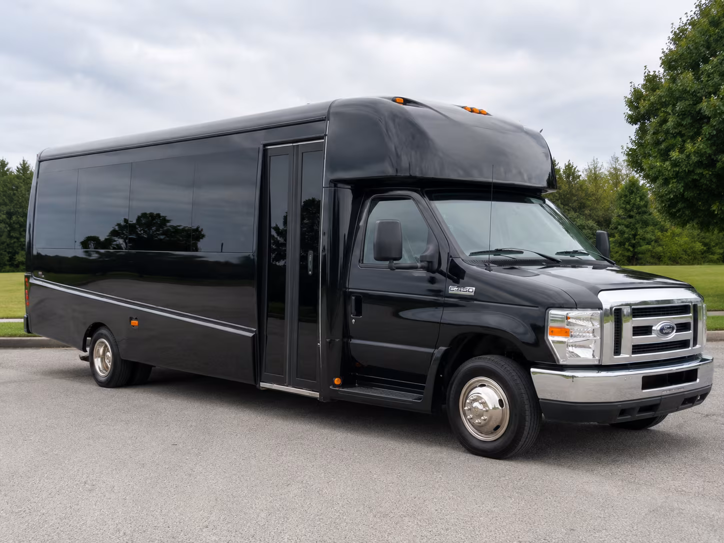 Addison Corporate Transportation party bus exterior