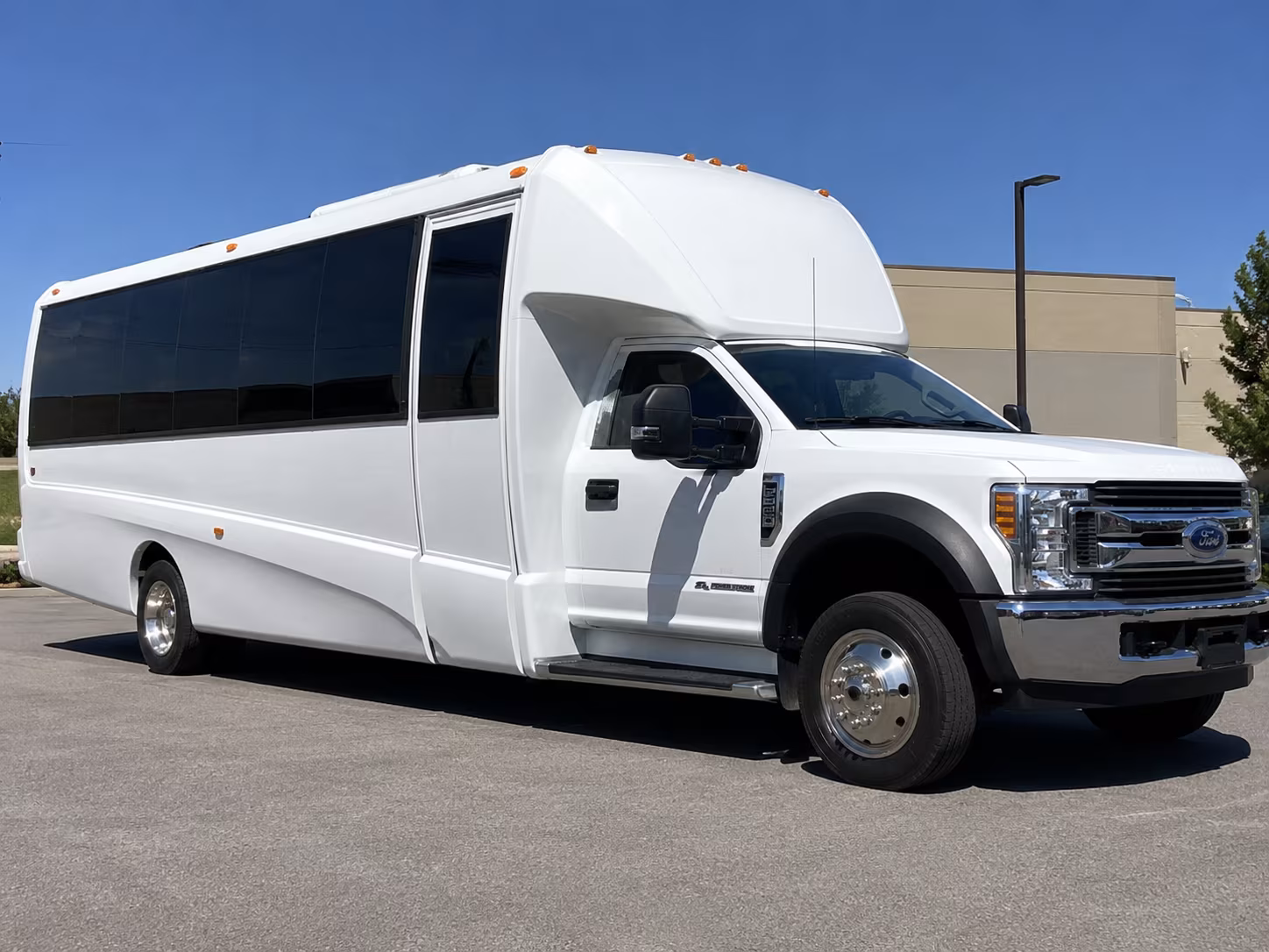 Addison Corporate Transportation party bus exterior