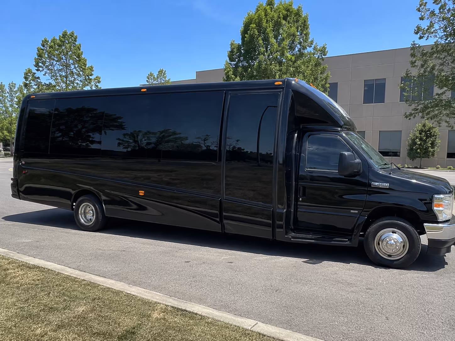 Addison Prom & Homecoming Transportation party bus exterior
