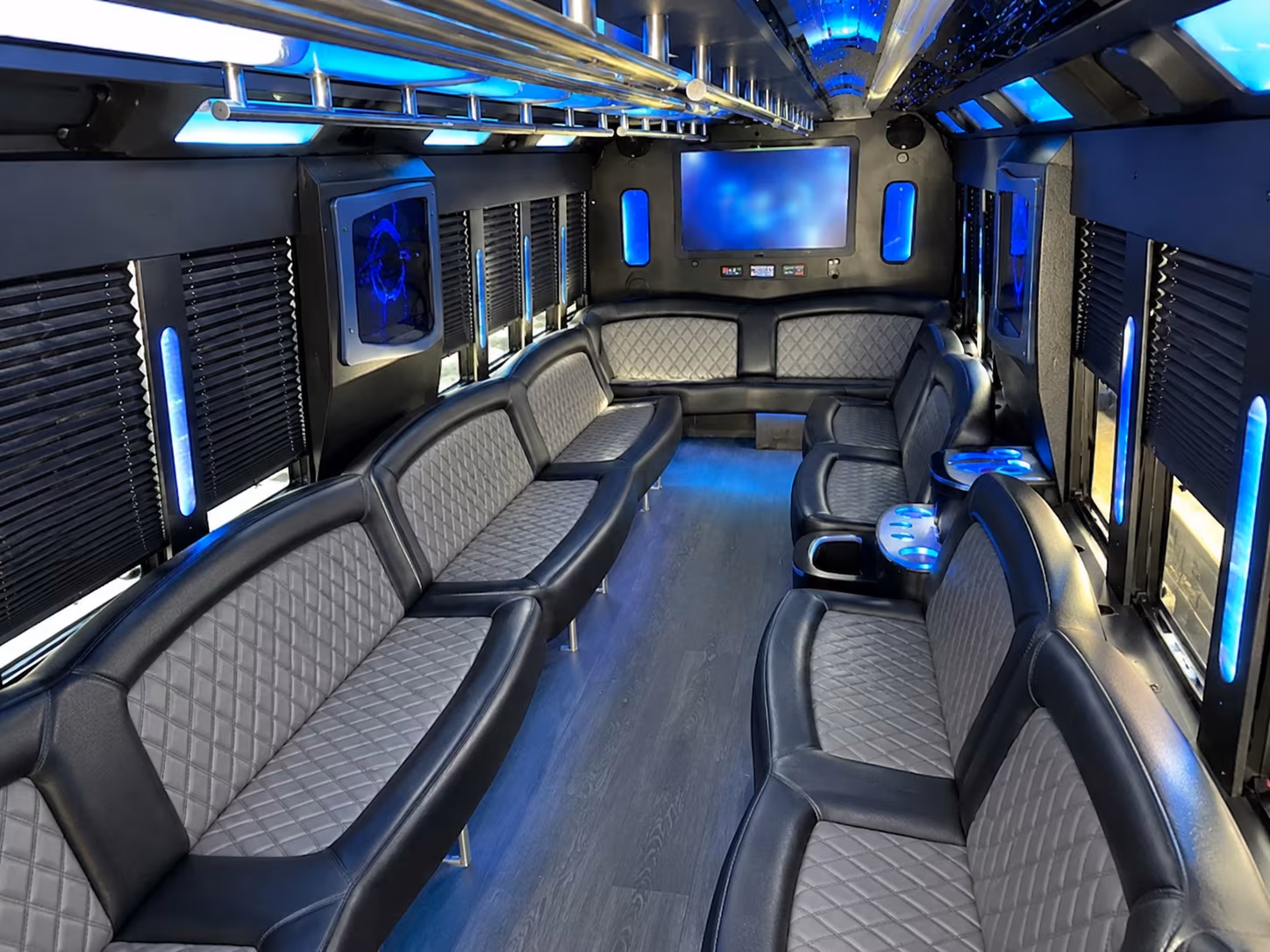 Addison Prom & Homecoming Transportation party bus exterior
