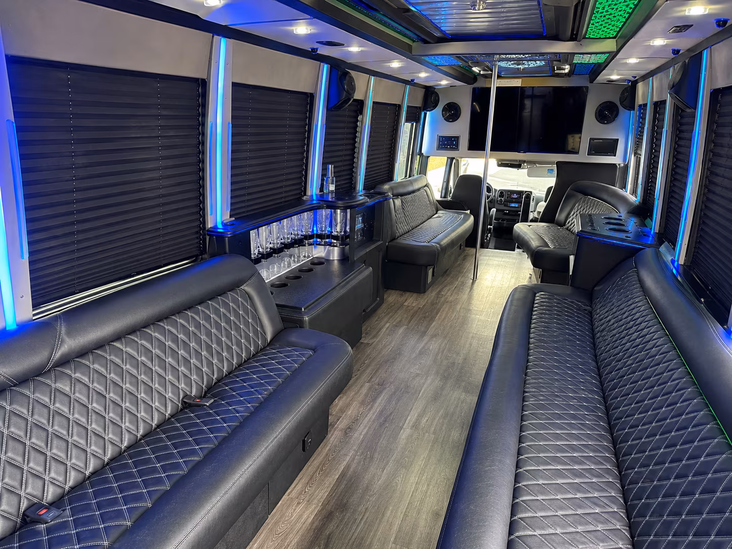 Addison Prom & Homecoming Transportation onboard seating