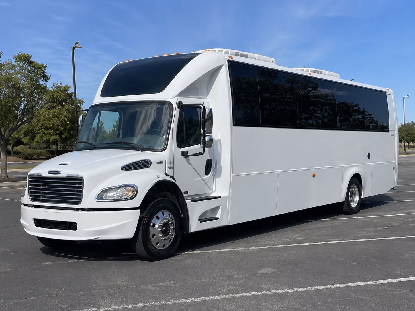 Addison Prom & Homecoming Transportation party bus exterior