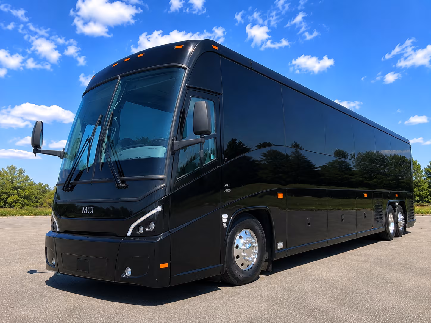 Addison School Event Transportation party bus exterior