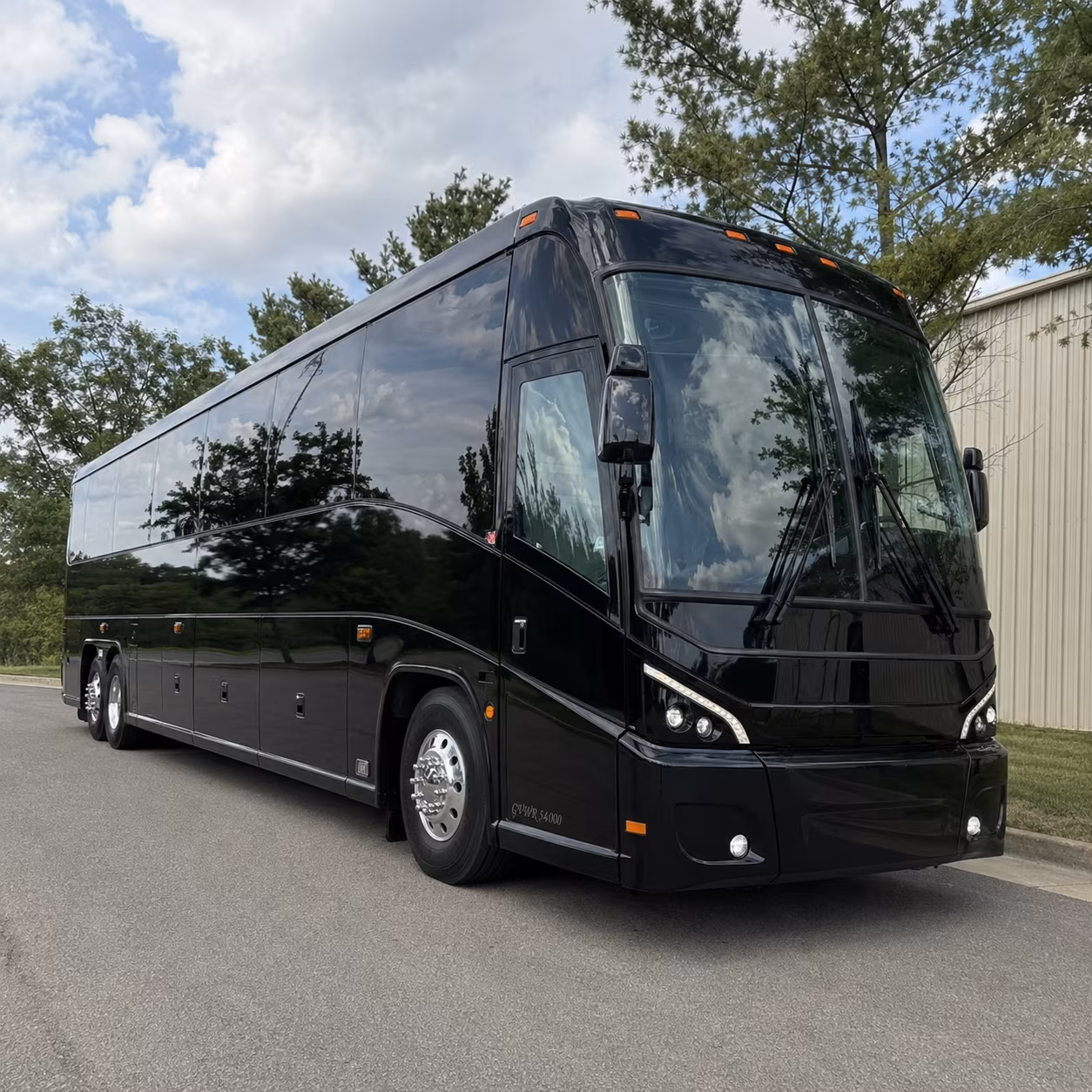 Addison School Event Transportation party bus exterior