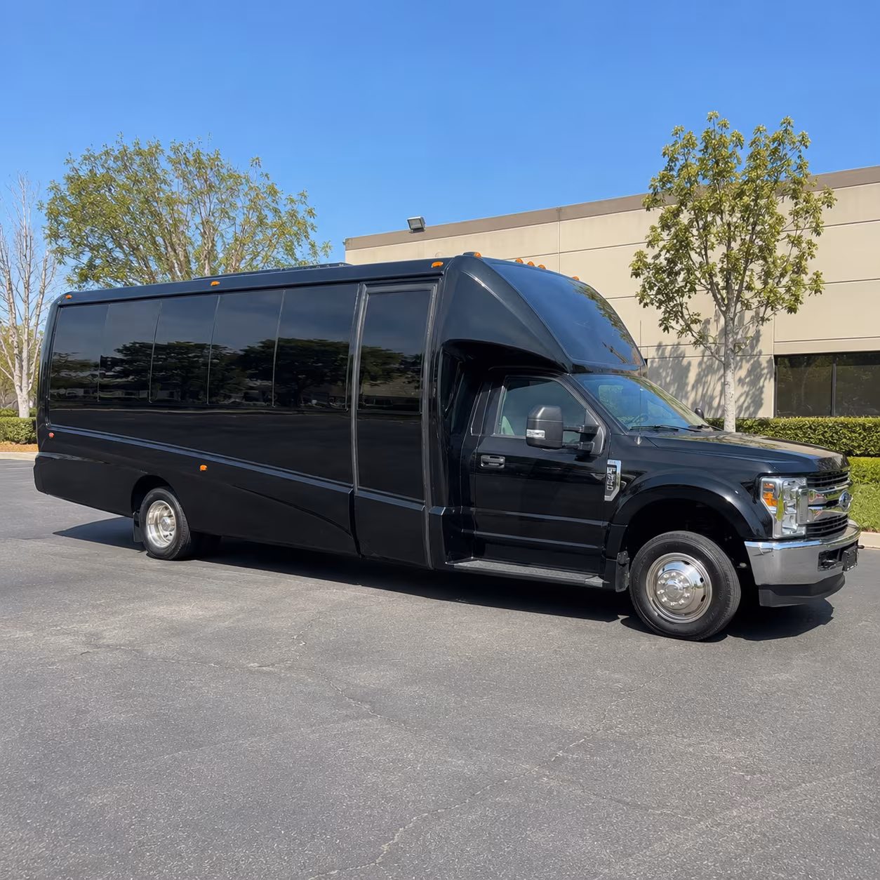 Addison Sporting Event Transportation party bus exterior