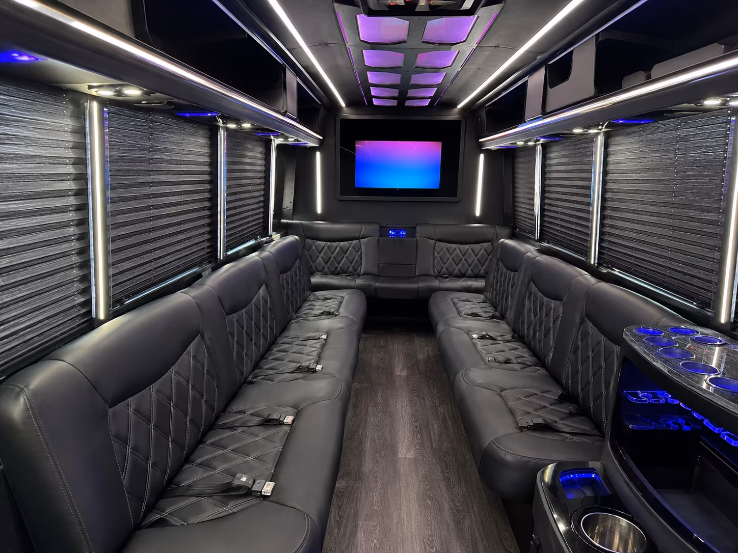 Addison Winery Tour & Pub Crawl Transportation party bus exterior