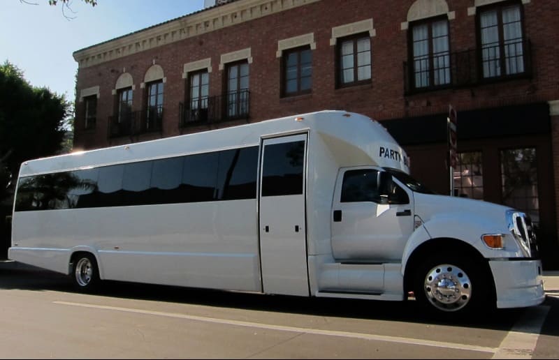 Arlington 30 Passenger Party Bus White