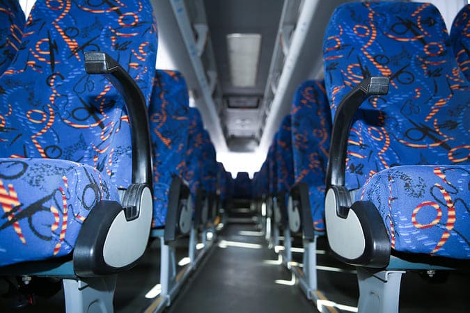Longview 47-56 Passenger Charter Buses Interior